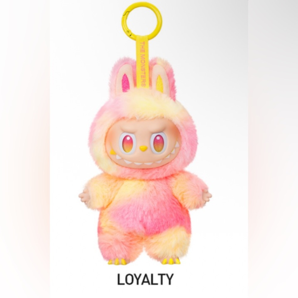 Authentic Pop Mart Labubu — “Big Into Energy” Series (Loyalty) 🩷💛